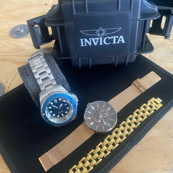 Two Genuine Invicta Men’s Watches Only